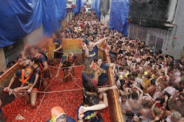 Festival Unik Spanyol - La Tomatina 