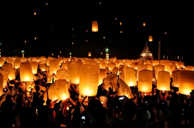 Festival Unik Thailand - Yi Peng, Lantern festival