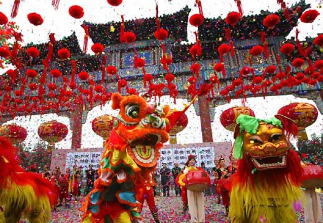 Meriahnya perayaan Imlek di Beijing