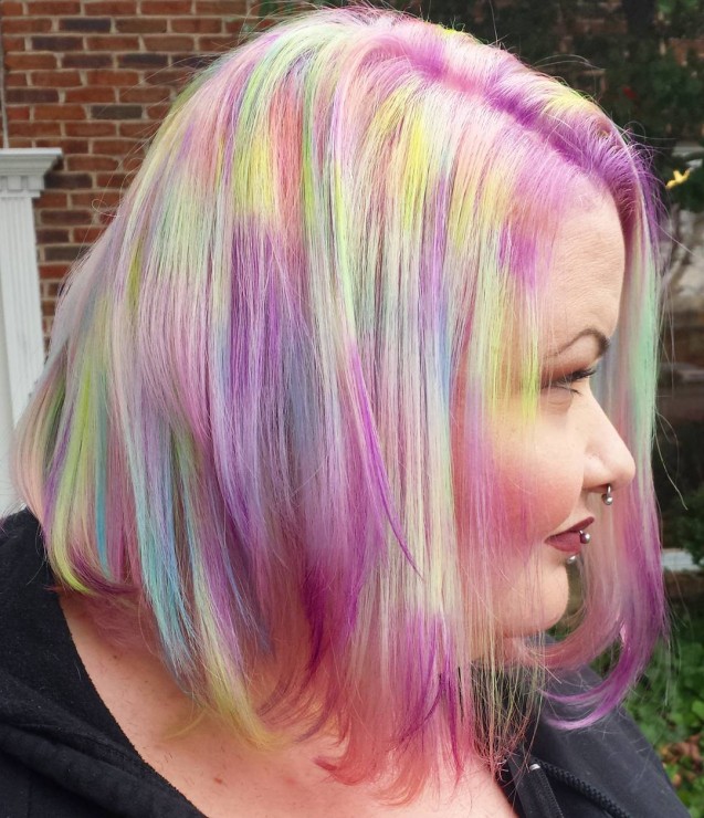 Watercolor hair