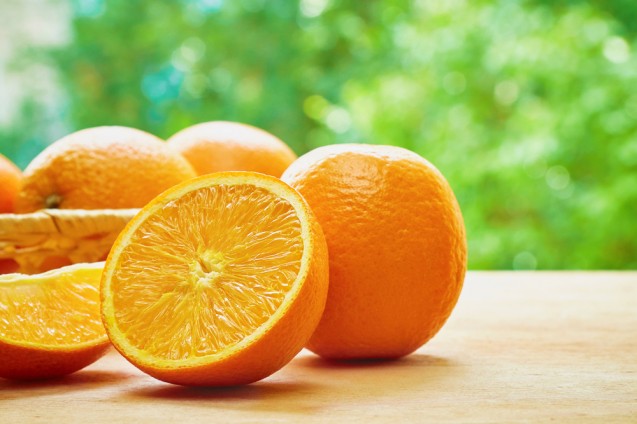 Buah jeruk sebagai camilan