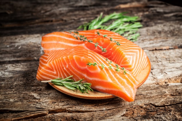Salmon untuk mengecilkan perut