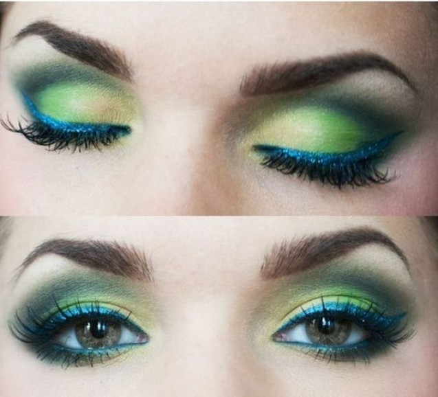 Makeup green
