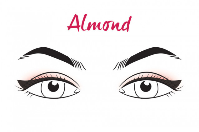 Almond eyes