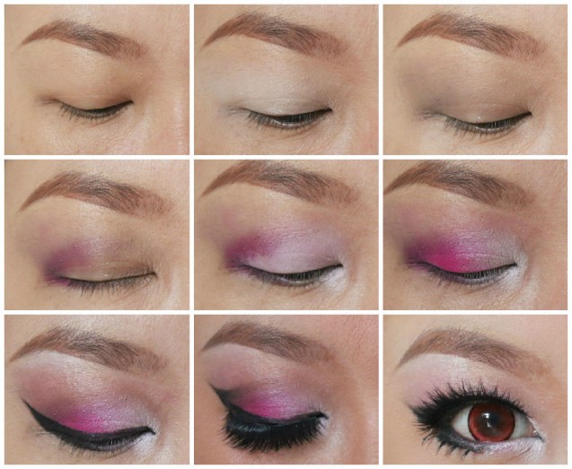 Eye Make Up Tutorial Party Pink Kawaii Beauty Japan