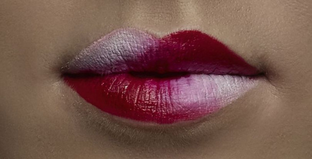 Two toned lipstick