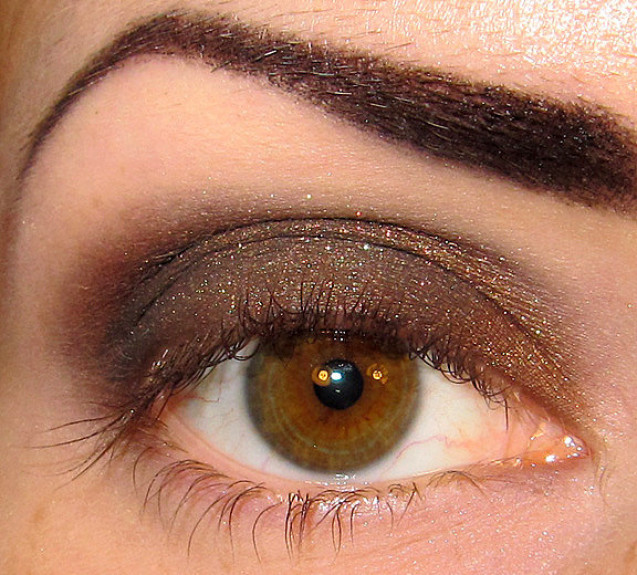 Brown shimmery
